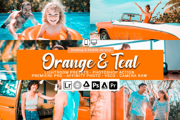 Download 20 Orange and Teal Presets - Teal presets Collection