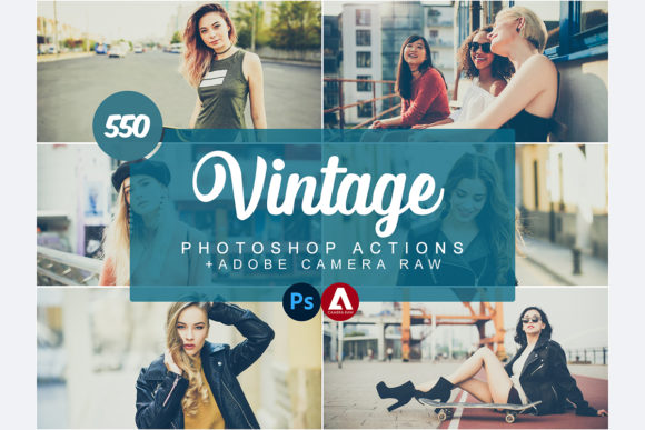 Download Vintage Photoshop Actions - Premium Resources