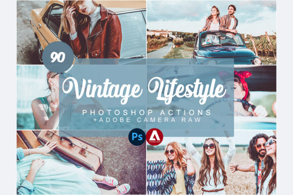 Download Vintage Lifestyle Photoshop Actions - Premium Resources